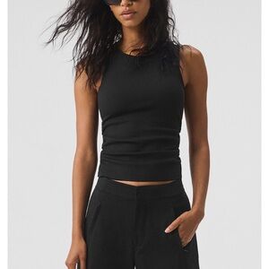 Alo ribbed en pointe tank